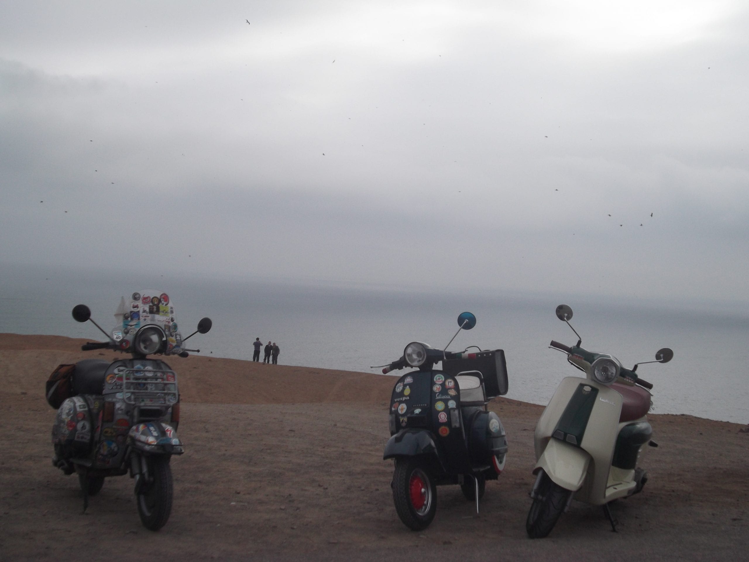 scooter motorcyclist Lima Peru
