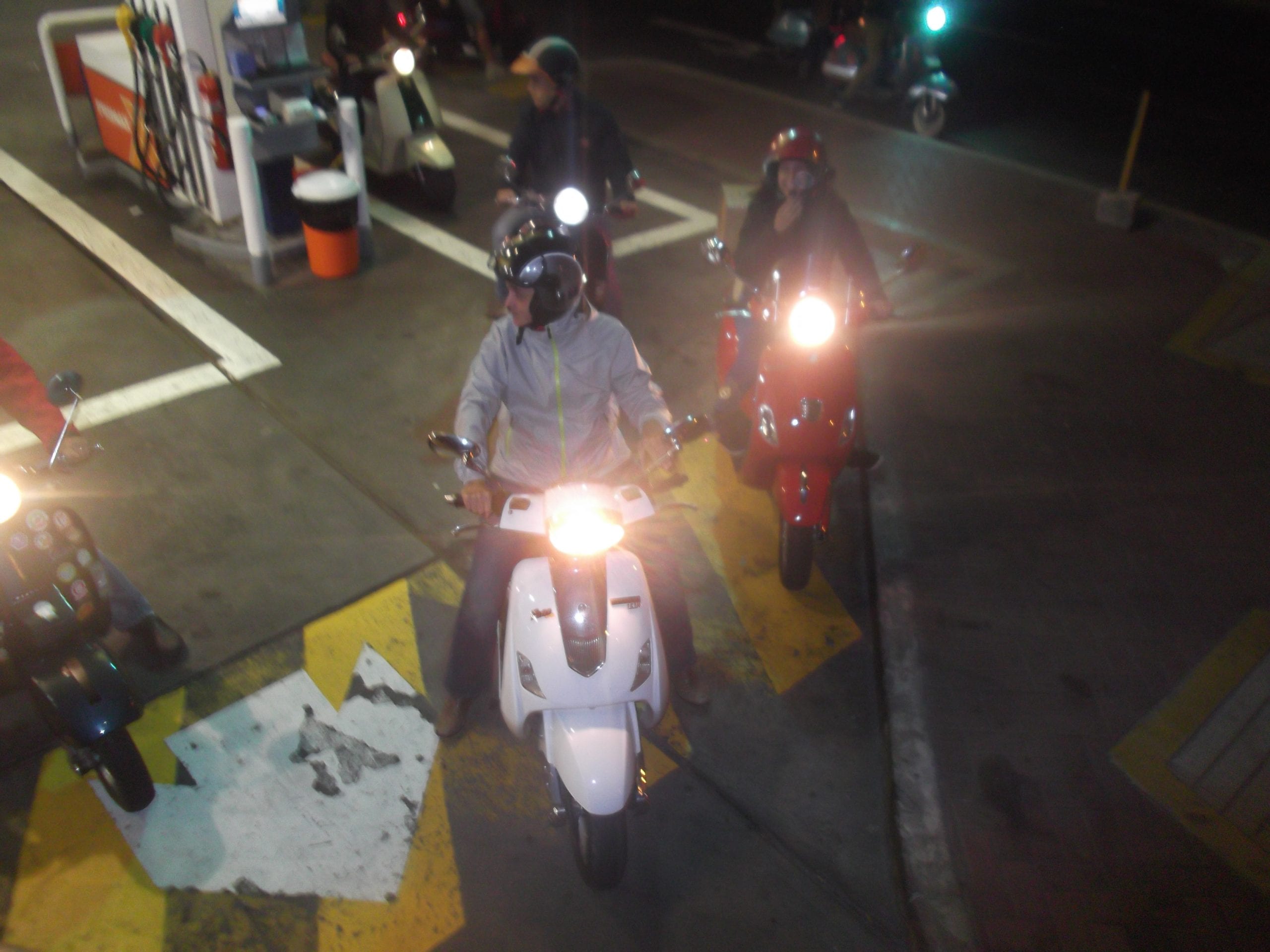 scooter motorcyclist Lima Peru
