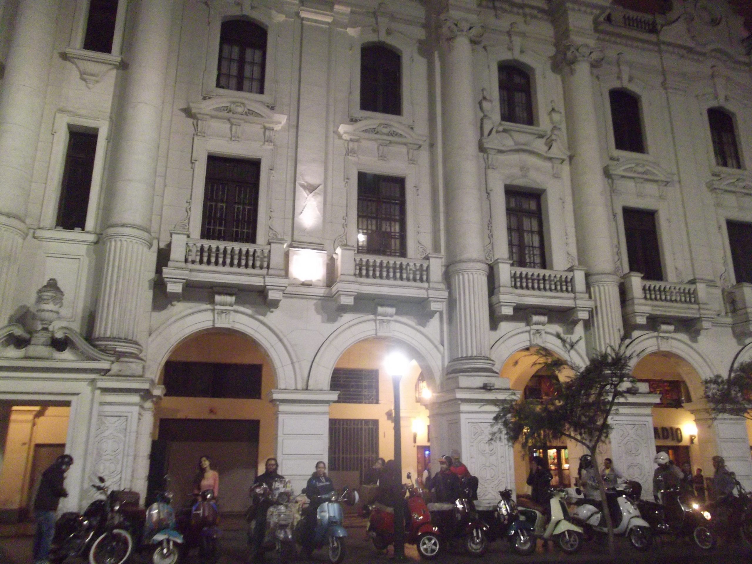 scooter motorcyclist Lima Peru