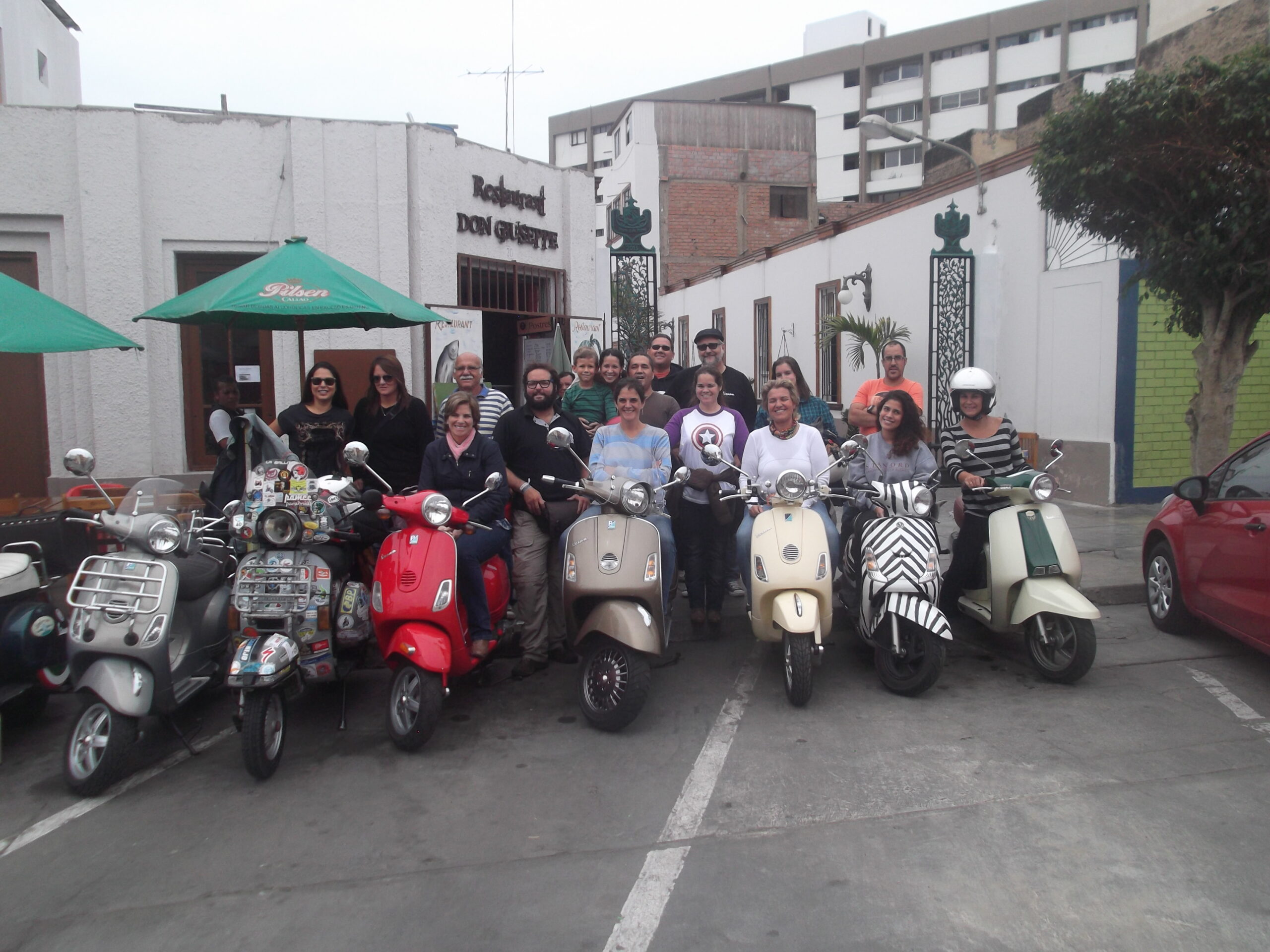 scooter motorcyclist Lima Peru
