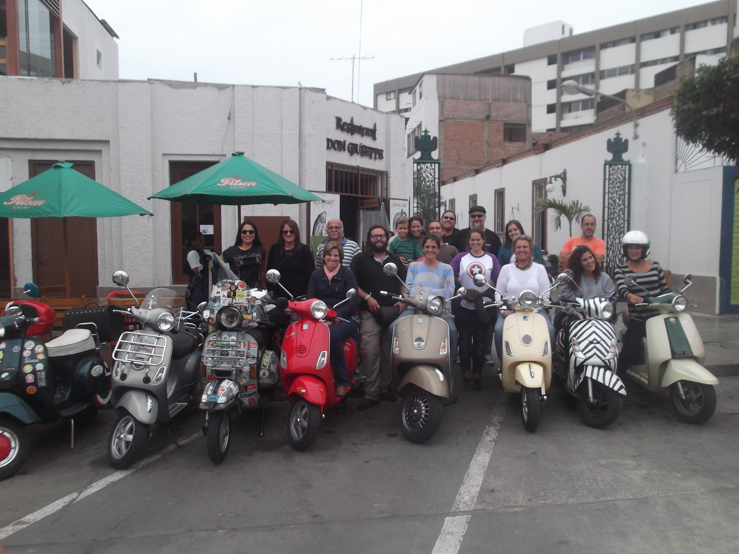 scooter motorcyclist Lima Peru