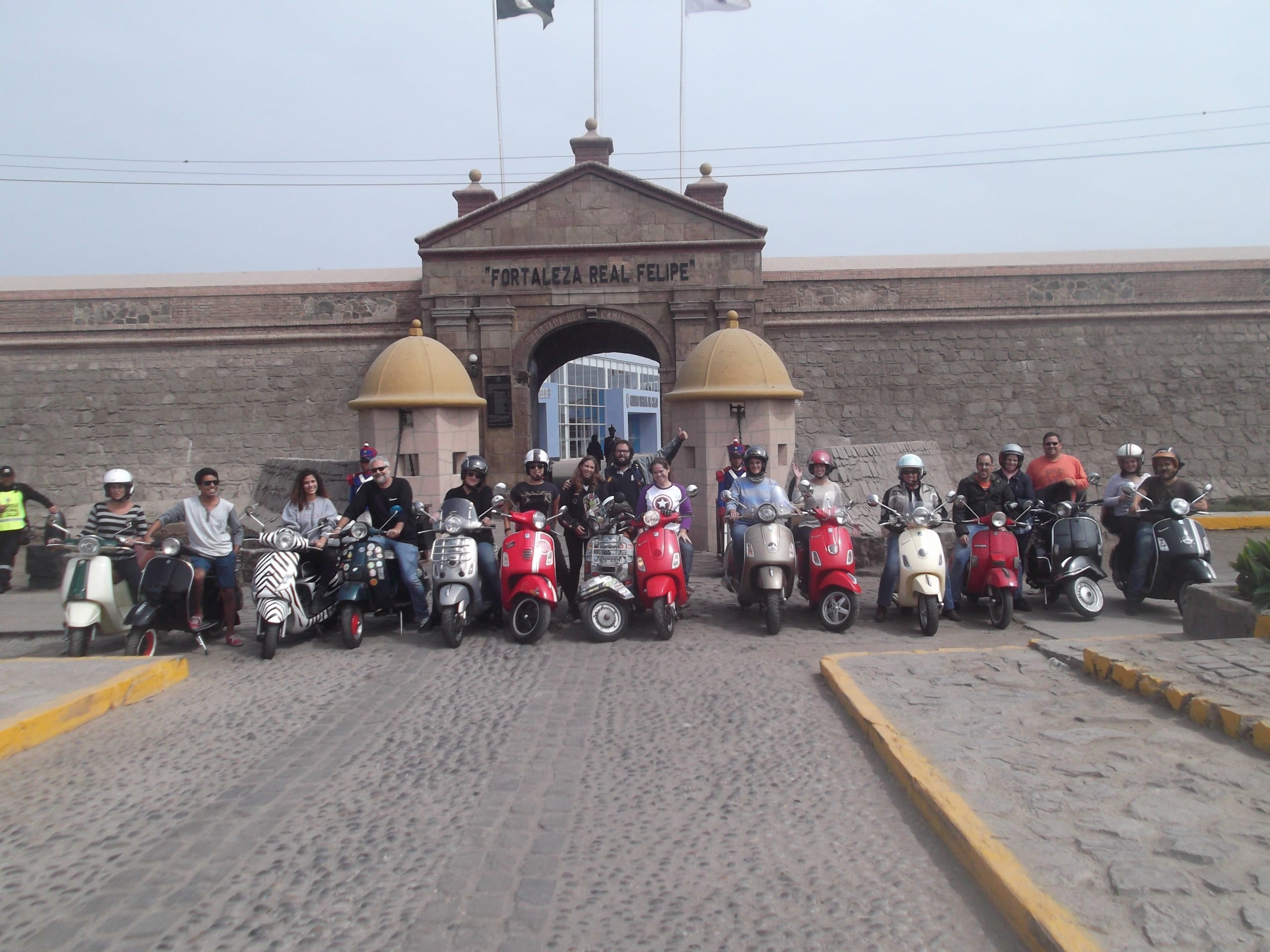 scooter motorcyclist Lima Peru