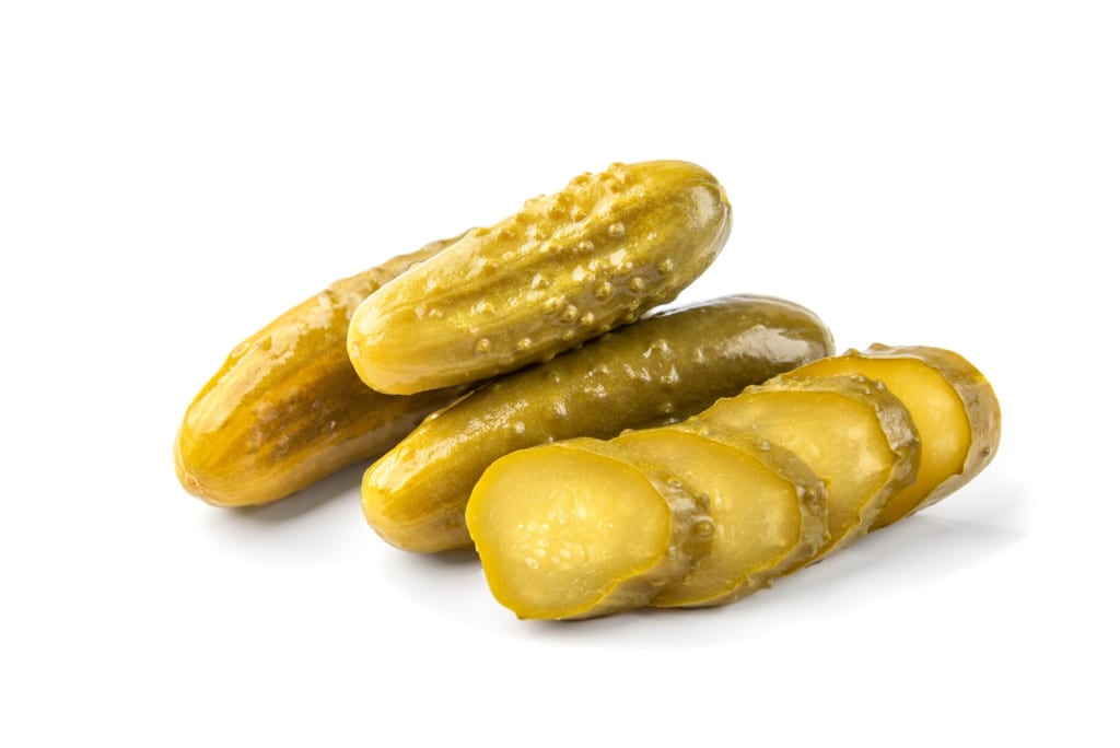 Pickled Cucumbers pizza